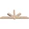 Ekena Millwork Kennewick Smooth Timber Gable Bracket, Douglas Fir, 84"W x 35"H x 5 1/2"D x 5 1/2"F, 10/12 Pitch GBW084X35X0606KEN00SDF - alternate 5